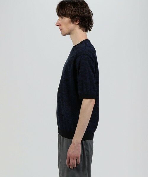 TOMORROWLAND / トゥモローランド ニット・セーター | TOMORROWLAND tricot ペイズリー柄 コットンハーフスリーブ ニット | 詳細3