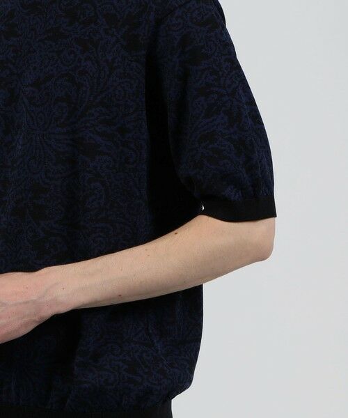 TOMORROWLAND / トゥモローランド ニット・セーター | TOMORROWLAND tricot ペイズリー柄 コットンハーフスリーブ ニット | 詳細6
