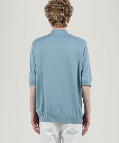 TOMORROWLAND / トゥモローランド ニット・セーター | 【別注】JOHN SMEDLEY コットン ポロカラーニット | 詳細4