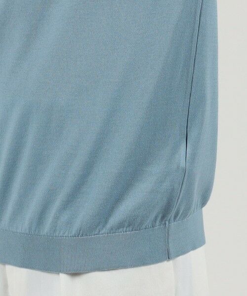 TOMORROWLAND / トゥモローランド ニット・セーター | 【別注】JOHN SMEDLEY コットン ポロカラーニット | 詳細7