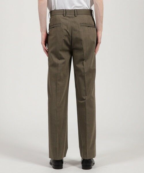 TOMORROWLAND / トゥモローランド スラックス・ドレスパンツ | ウールナイロン 1プリーツ ストレート バレルパンツ | 詳細4