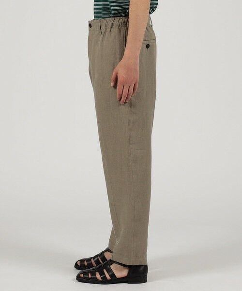 TOMORROWLAND / トゥモローランド その他パンツ | ベルジャンリネン ワイドテーパードイージーパンツ LIBECO | 詳細3