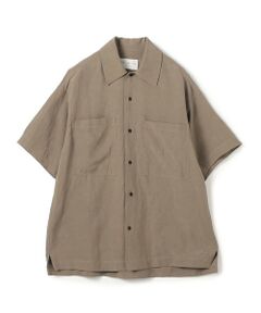 TOMORROWLAND / トゥモローランド シャツ・ブラウス | セルロースリネン ダブルポケット ハーフスリーブシャツ
