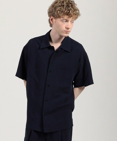 TOMORROWLAND / トゥモローランド シャツ・ブラウス | セルロースリネン ダブルポケット ハーフスリーブシャツ | 詳細1