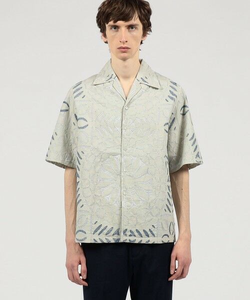 TOMORROWLAND / トゥモローランド シャツ・ブラウス | コットン エンブロイダリー オープンカラーシャツ | 詳細2