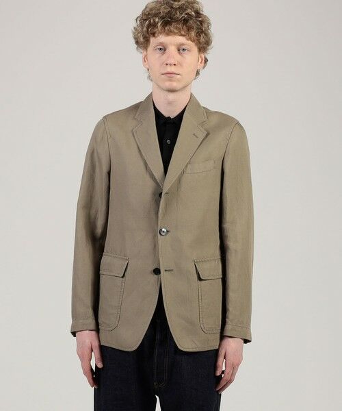 TOMORROWLAND / トゥモローランド テーラードジャケット | リネンコットン シングルブレステッド 3Bジャケット SONDRIO | 詳細2