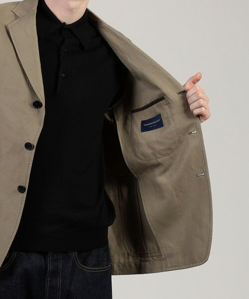 TOMORROWLAND / トゥモローランド テーラードジャケット | リネンコットン シングルブレステッド 3Bジャケット SONDRIO | 詳細5