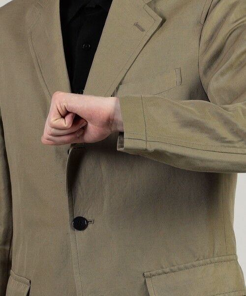 TOMORROWLAND / トゥモローランド テーラードジャケット | リネンコットン シングルブレステッド 3Bジャケット SONDRIO | 詳細7
