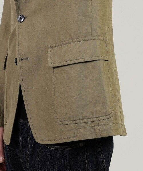 TOMORROWLAND / トゥモローランド テーラードジャケット | リネンコットン シングルブレステッド 3Bジャケット SONDRIO | 詳細8