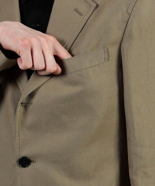 TOMORROWLAND / トゥモローランド テーラードジャケット | リネンコットン シングルブレステッド 3Bジャケット SONDRIO | 詳細9