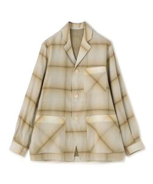 TOMORROWLAND/トゥモローランド 【別注】PENDLETON コットンシルク トップスタージャケット 44 ベージュ系 L TOMORROWLAND/トゥモローランド 【別注】PENDLETON コットンシルク トップスタージャケット 44 ベージュ系 L