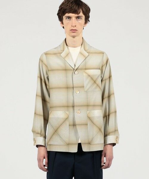 TOMORROWLAND / トゥモローランド テーラードジャケット | 【別注】PENDLETON コットンシルク トップスタージャケット | 詳細2