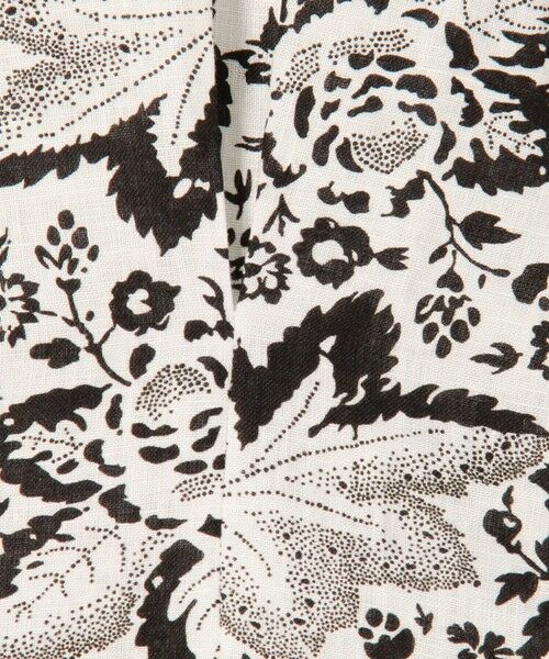 TOMORROWLAND / トゥモローランド シャツ・ブラウス | リネンプリント キーネックタックブラウス | 詳細9