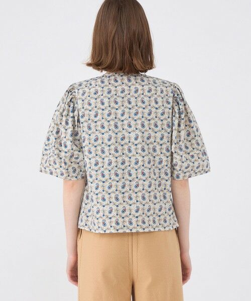 TOMORROWLAND / トゥモローランド シャツ・ブラウス | コットンタイプライタープリント アンギュラースリーブブラウス | 詳細4