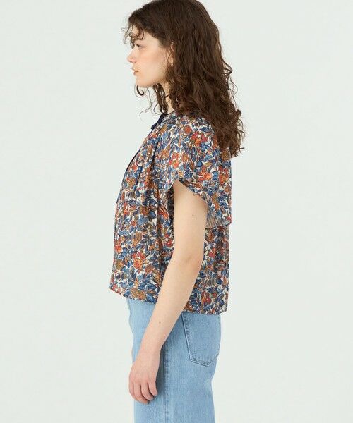 TOMORROWLAND / トゥモローランド シャツ・ブラウス | ポリエステルプリント ギャザーフレアブラウス | 詳細3