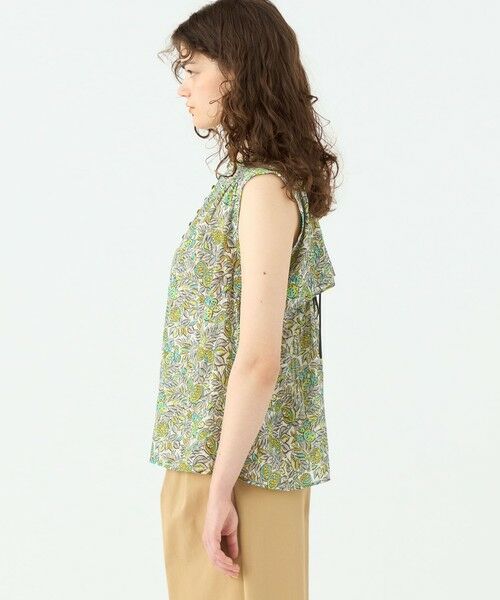 TOMORROWLAND / トゥモローランド シャツ・ブラウス | ポリエステルプリント スリーブレスブラウス | 詳細3
