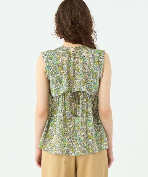 TOMORROWLAND / トゥモローランド シャツ・ブラウス | ポリエステルプリント スリーブレスブラウス | 詳細4