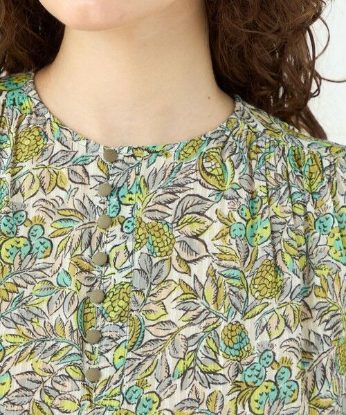 TOMORROWLAND / トゥモローランド シャツ・ブラウス | ポリエステルプリント スリーブレスブラウス | 詳細5