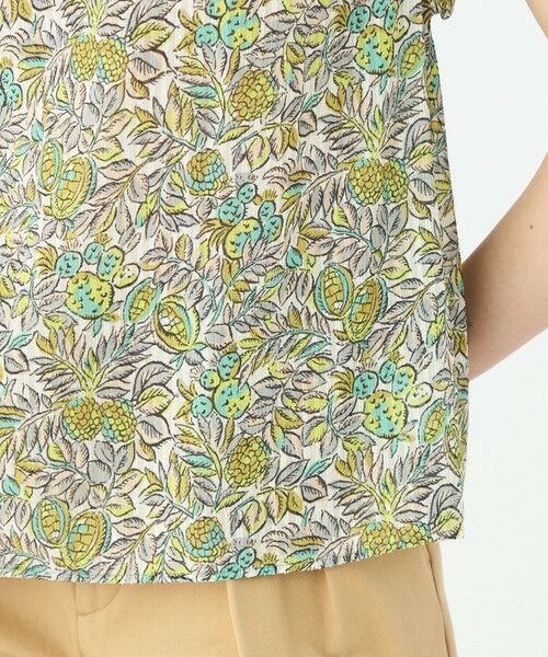 TOMORROWLAND / トゥモローランド シャツ・ブラウス | ポリエステルプリント スリーブレスブラウス | 詳細7