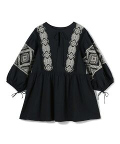 TOMORROWLAND / トゥモローランド シャツ・ブラウス | コットンエンブロイダリー ボリュームスリーブブラウス