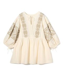 TOMORROWLAND / トゥモローランド シャツ・ブラウス | コットンエンブロイダリー ボリュームスリーブブラウス