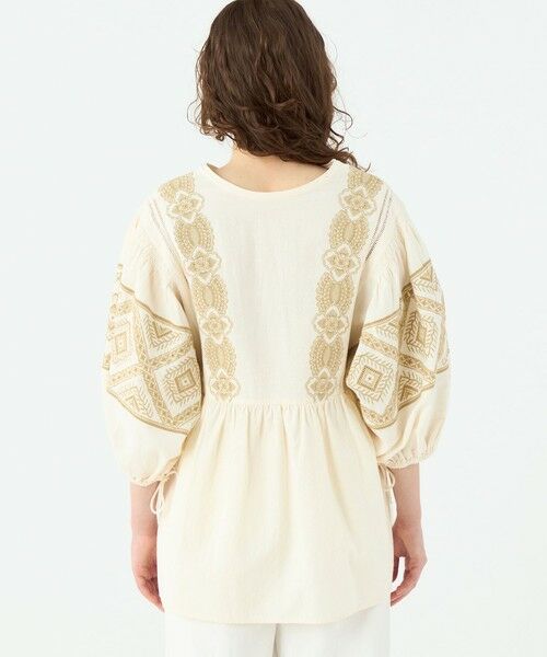 TOMORROWLAND / トゥモローランド シャツ・ブラウス | コットンエンブロイダリー ボリュームスリーブブラウス | 詳細4