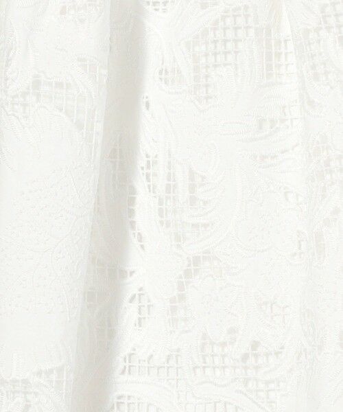 TOMORROWLAND / トゥモローランド キャミソール・チューブトップ | コットンエンブロイダリー ペプラムキャミソール | 詳細10