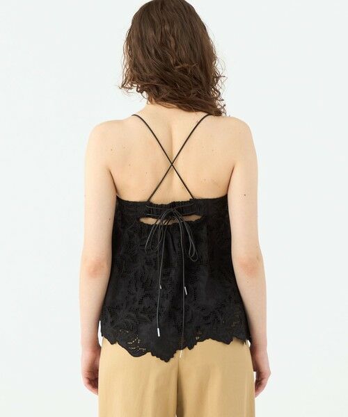 TOMORROWLAND / トゥモローランド キャミソール・チューブトップ | コットンエンブロイダリー ペプラムキャミソール | 詳細4