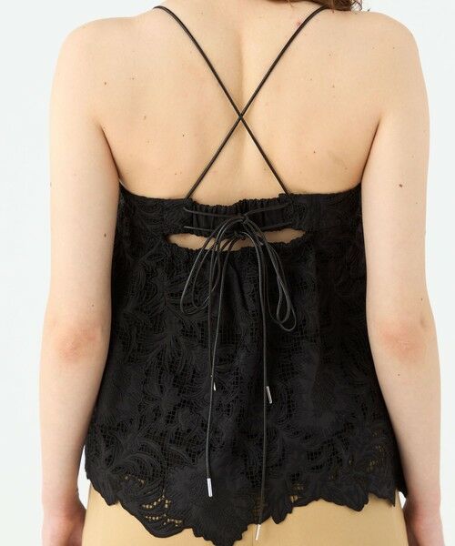 TOMORROWLAND / トゥモローランド キャミソール・チューブトップ | コットンエンブロイダリー ペプラムキャミソール | 詳細6