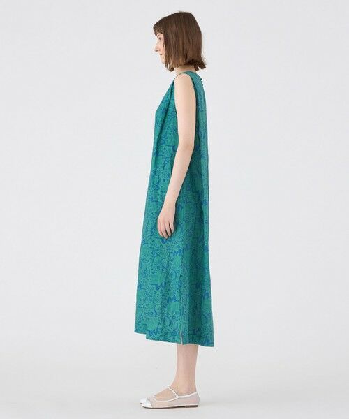 ENFOLD ノースリーブワンピース　ミントグリーンサイズ38 美品 ロングワンピース .-- FERTINA （グリーン） -MANGO - マンゴ