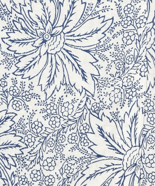 TOMORROWLAND / トゥモローランド ミニ丈・ひざ丈ワンピース | リネンプリント ラップキャミソールドレス | 詳細8