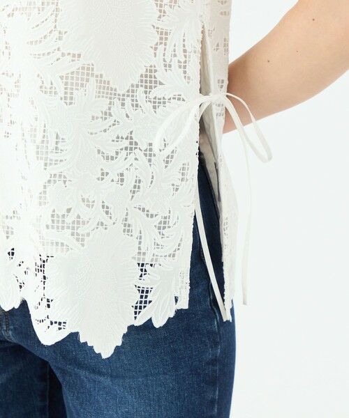 TOMORROWLAND / トゥモローランド ベスト | コットンエンブロイダリー Vカラージレ | 詳細7