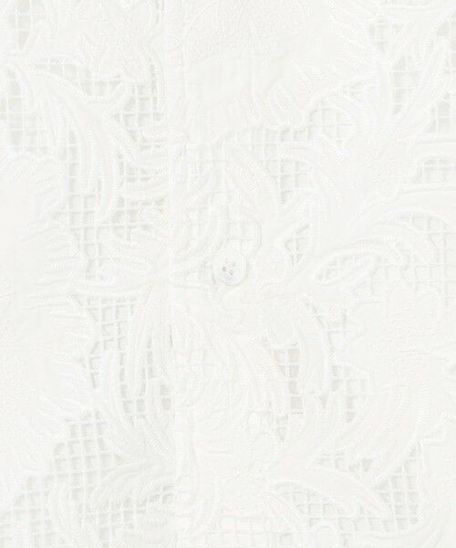 TOMORROWLAND / トゥモローランド ベスト | コットンエンブロイダリー Vカラージレ | 詳細8