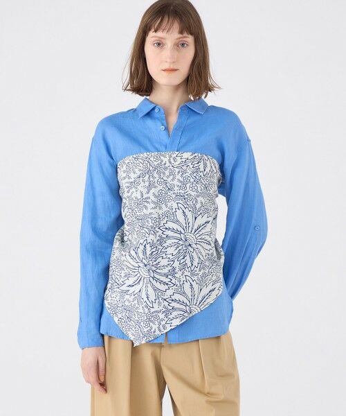 TOMORROWLAND / トゥモローランド マフラー・ショール・スヌード・ストール | SOULEIADO リネンプリント バブーシュカ | 詳細2