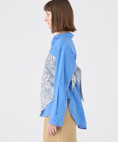 TOMORROWLAND / トゥモローランド マフラー・ショール・スヌード・ストール | SOULEIADO リネンプリント バブーシュカ | 詳細3