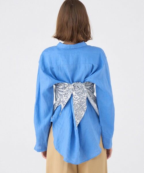 TOMORROWLAND / トゥモローランド マフラー・ショール・スヌード・ストール | SOULEIADO リネンプリント バブーシュカ | 詳細4