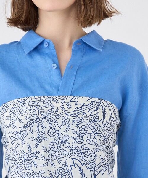 TOMORROWLAND / トゥモローランド マフラー・ショール・スヌード・ストール | SOULEIADO リネンプリント バブーシュカ | 詳細5