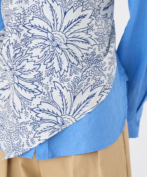 TOMORROWLAND / トゥモローランド マフラー・ショール・スヌード・ストール | SOULEIADO リネンプリント バブーシュカ | 詳細6