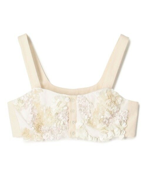 TOMORROWLAND / トゥモローランド シャツ・ブラウス（半袖以外） | PLAN C EMB TOP エンブロイダリービスチェトップ（42 ライトベージュ系）