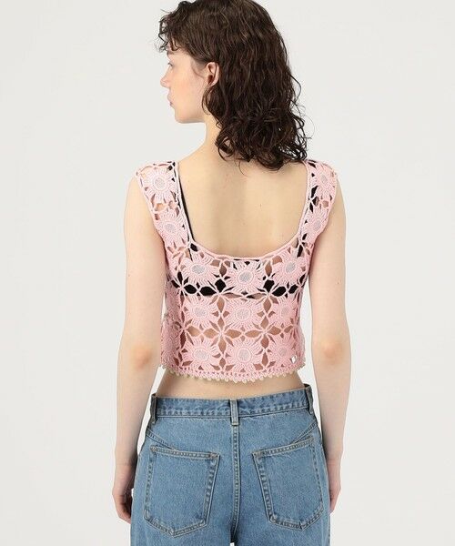 TOMORROWLAND / トゥモローランド ベスト | MOZHDEH MATIN FLOWER LACE TOP | 詳細4