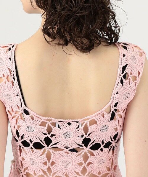 TOMORROWLAND / トゥモローランド ベスト | MOZHDEH MATIN FLOWER LACE TOP | 詳細6