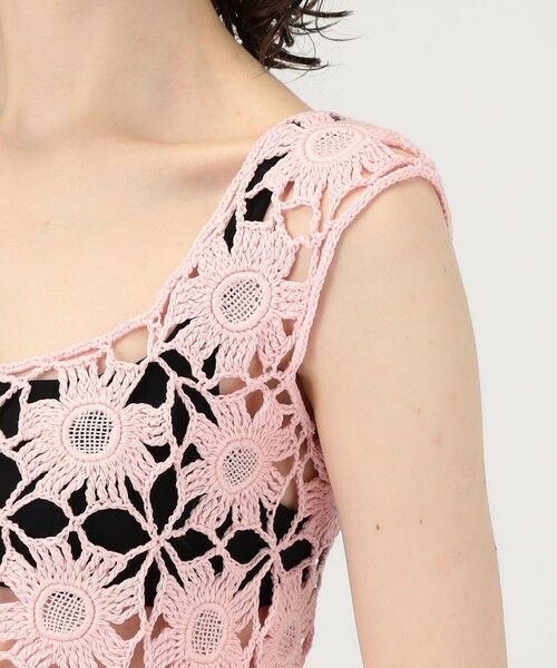 TOMORROWLAND / トゥモローランド ベスト | MOZHDEH MATIN FLOWER LACE TOP | 詳細7