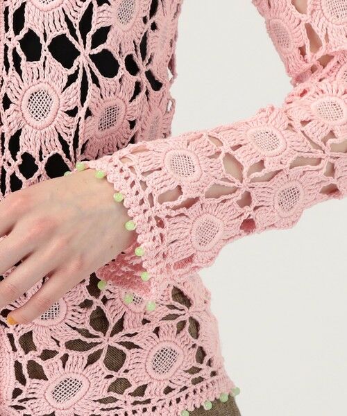 TOMORROWLAND / トゥモローランド カーディガン・ボレロ | MOZHDEH MATIN FLOWER レースブラウス | 詳細7