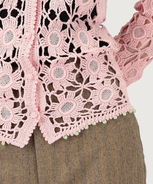 TOMORROWLAND / トゥモローランド カーディガン・ボレロ | MOZHDEH MATIN FLOWER レースブラウス | 詳細8