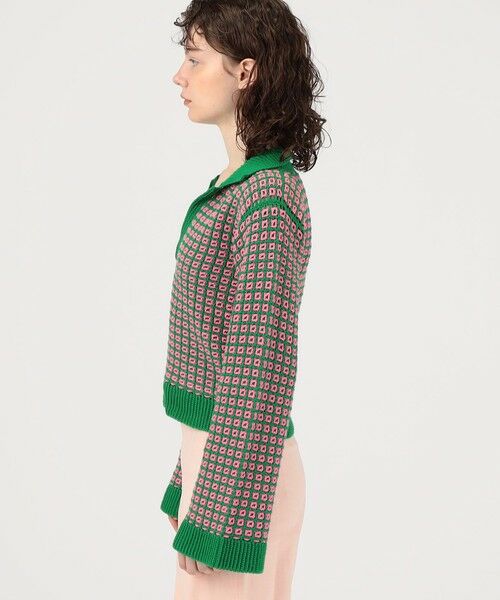 TOMORROWLAND / トゥモローランド ニット・セーター | MOZHDEH MATIN SQUARE POLO スキッパーニット | 詳細3