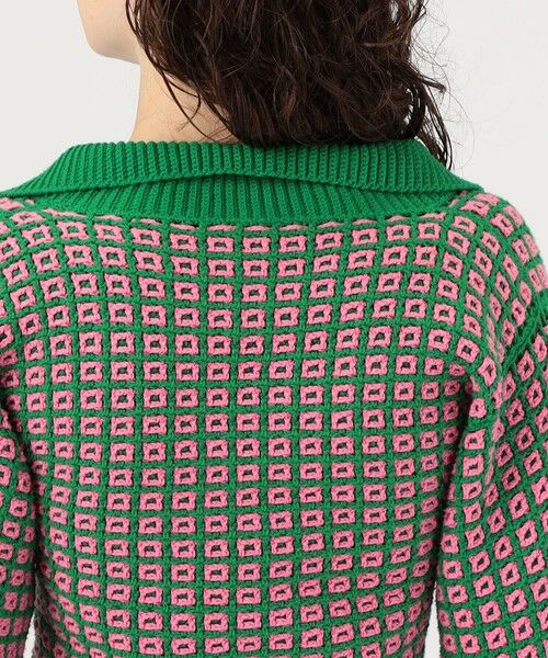 TOMORROWLAND / トゥモローランド ニット・セーター | MOZHDEH MATIN SQUARE POLO スキッパーニット | 詳細6