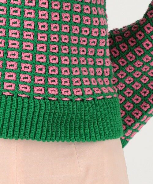 TOMORROWLAND / トゥモローランド ニット・セーター | MOZHDEH MATIN SQUARE POLO スキッパーニット | 詳細8