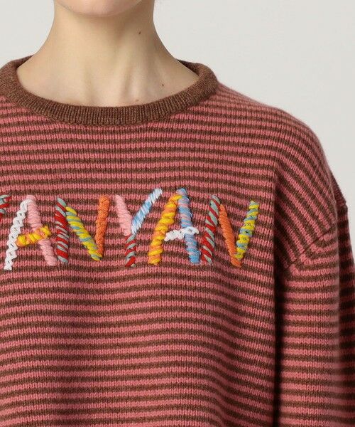 TOMORROWLAND / トゥモローランド ニット・セーター | YAN YAN LOGO LS CROP TOP | 詳細5