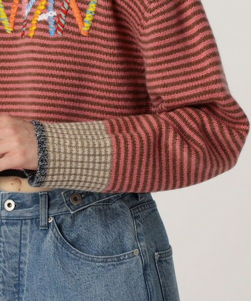 TOMORROWLAND / トゥモローランド ニット・セーター | YAN YAN LOGO LS CROP TOP | 詳細7