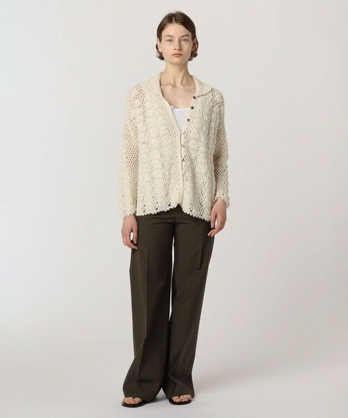 TOMORROWLAND / トゥモローランド カーディガン・ボレロ | RAffa MOLINA アルパカ クロシェカーディガン | 詳細1